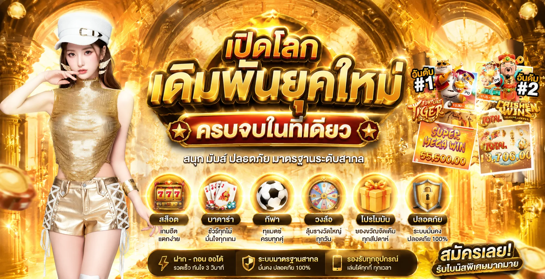 DEKDOI เว็บพนันออนไลน์ อันดับ 1 สล็อต บาคาร่า แทงบอล ครบจบเว็บเดียว
