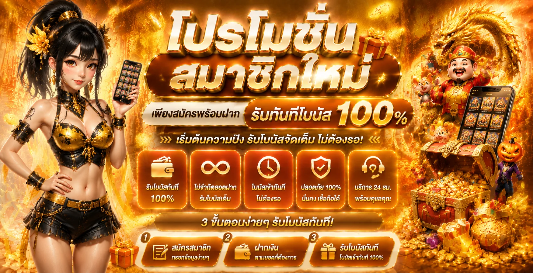 โปรโมชั่น DEKDOI คืนยอดเสีย โบนัสเติมเงินรายวัน แจกจริง